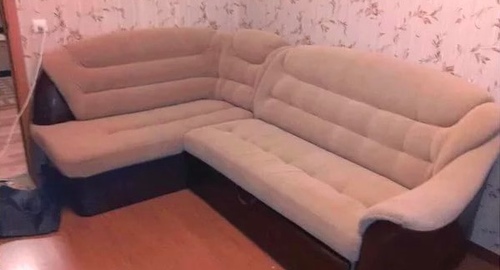 Перетяжка углового дивана. Жуковский